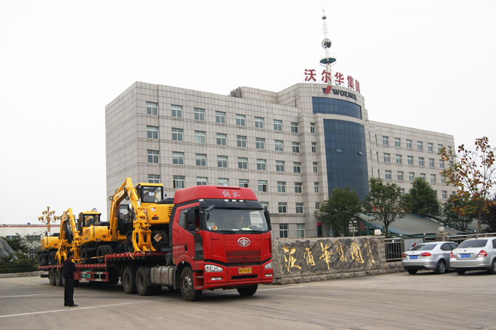 乐虎88国际集团12台DLS系列蔗木装卸机顺利出口墨西哥