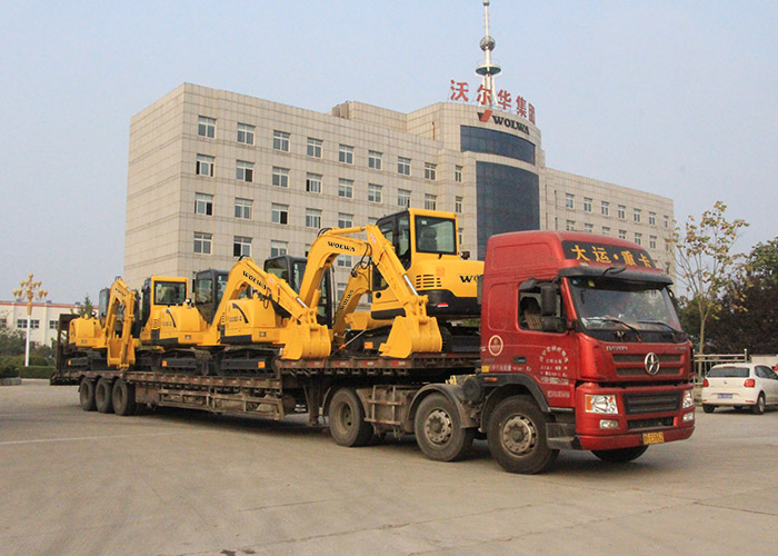 乐虎88国际集团挖掘机发车