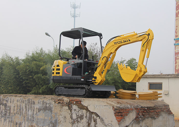 乐虎88国际小型挖掘机助推国家新农村建设