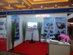 乐虎88国际集团参加2015印尼国际工程机械展会