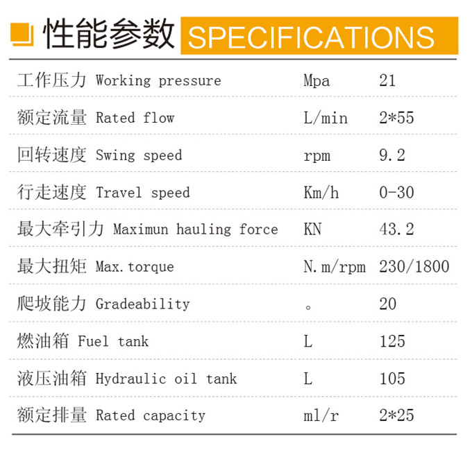 乐虎88国际DLS880-9AG 7.8吨轮式蔗木装卸机性能参数